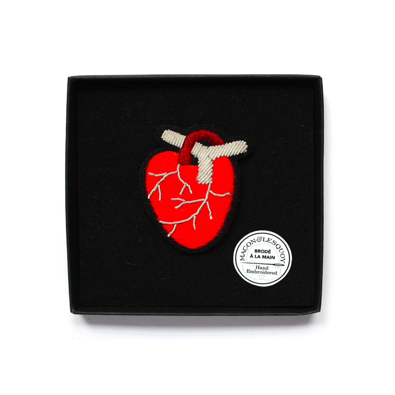 M&amp;L Anatomical heart Brooch