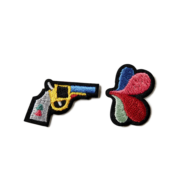 M&amp;L Gun+Flower Patches