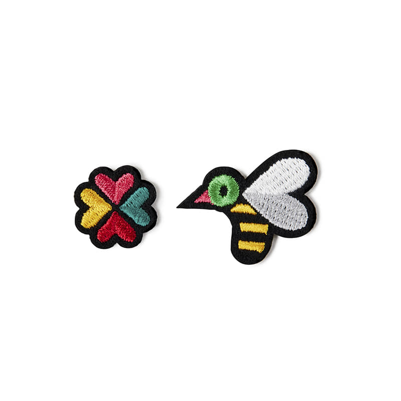 M&amp;L Bee+Flower Patches