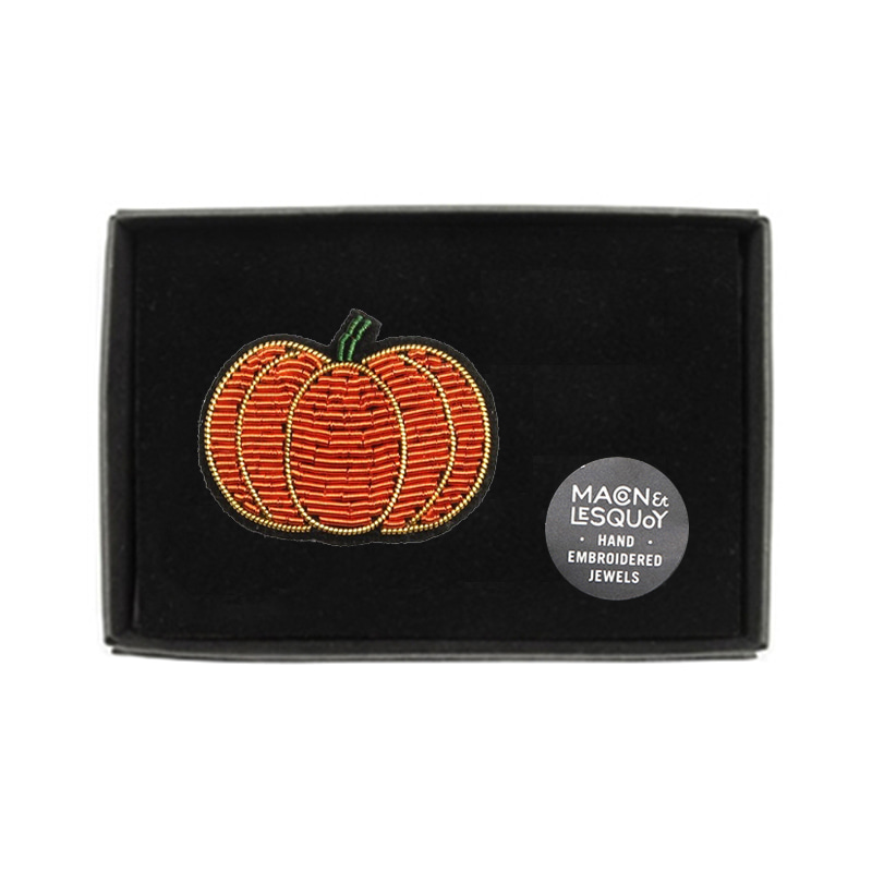 M&amp;L Pumpkin_Halloween Brooch