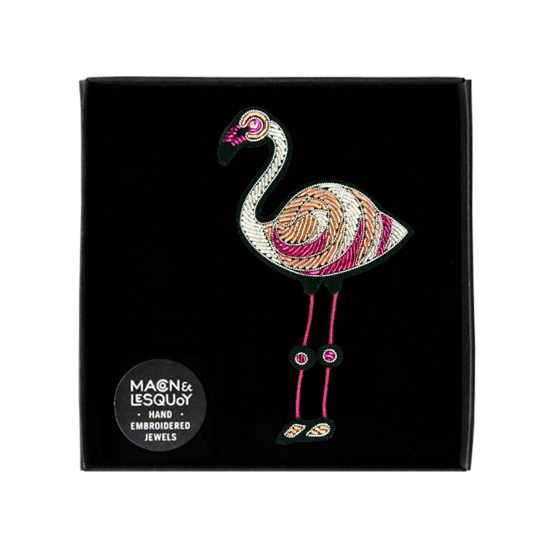 M&amp;L Flamingo Brooch