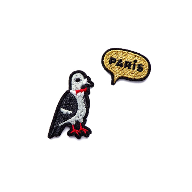 M&amp;L Paris Pigeon Patches