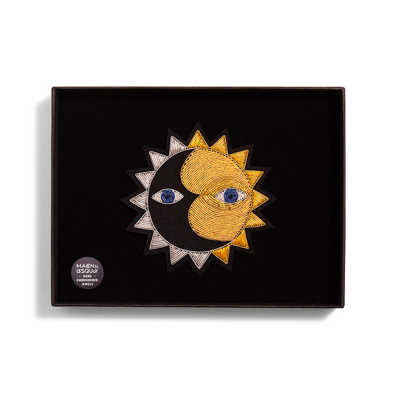 M&amp;L Sun- Large brooch