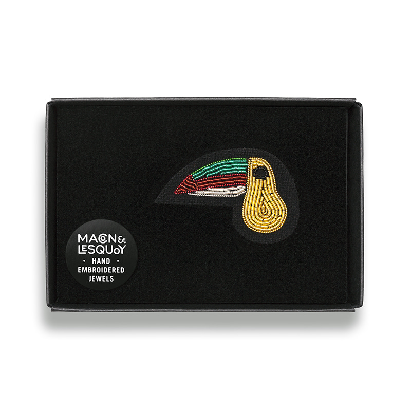 M&amp;L Mini Toucan brooch